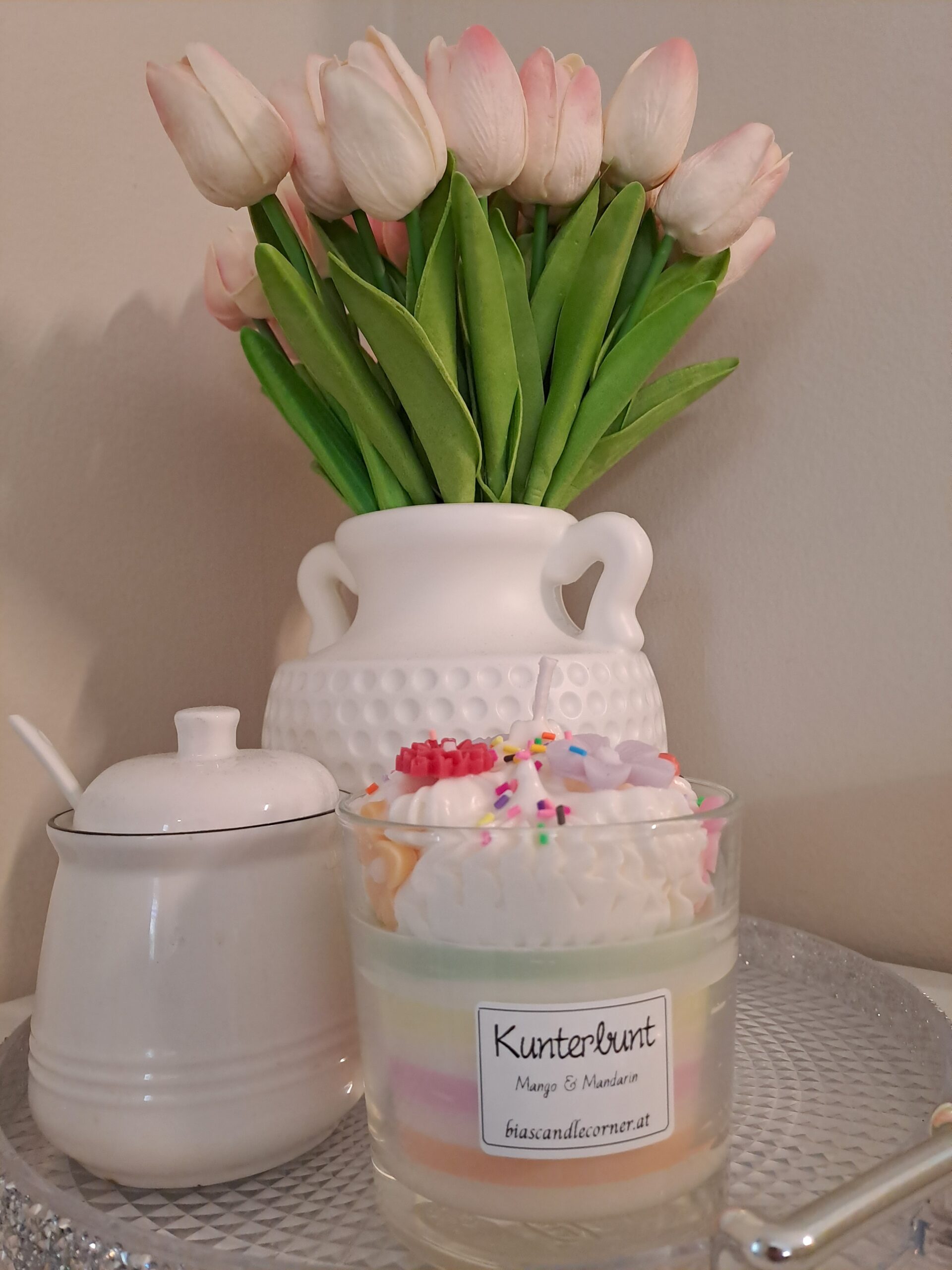 Kunterbunt Kerze